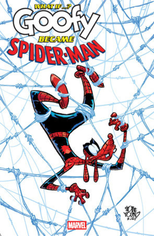 what if...? goofy became spider man #1 skottie young variant what if...? goofy became spider man #1 skottie young variant