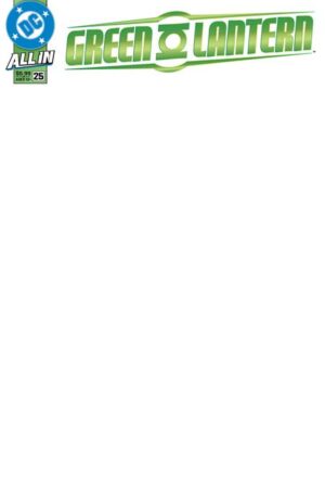 green lantern #25 cover e blank card stock variant