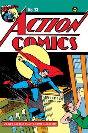action comics #23 facsimile edition cover b joe shuster foil 8/27/25 preorder