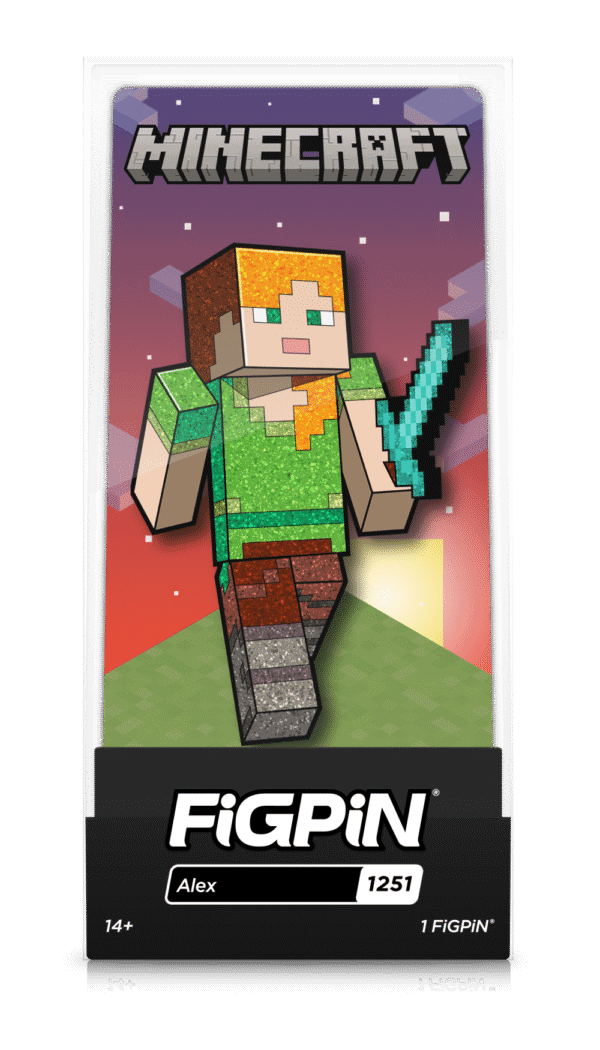 alex (glitter) #1251 – minecraft (microsoft) 2023 nycc exclusive le 500