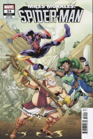 miles morales: spider man #34 logan lubera 5 part connecting