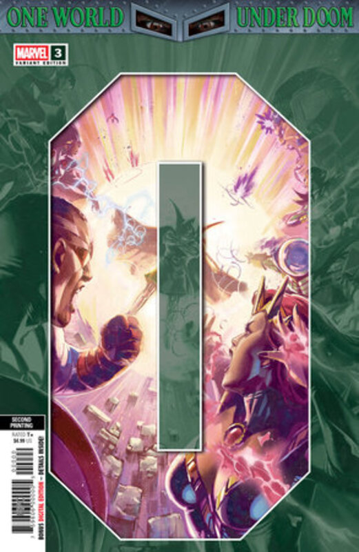 one world under doom #3 ben harvey 2nd printing variant one world under doom #3 ben harvey 2nd printing variant