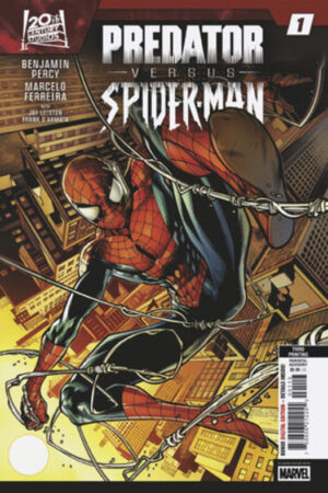 predator vs. spider man #1 marcelo ferreira 3rd printing variant