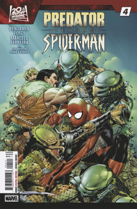 predator vs. spider man #4 predator vs. spider man #4