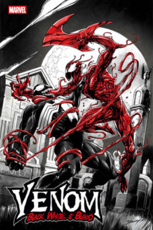 venom: black, white & blood #1 mark bagley variant