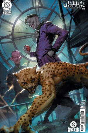 JUSTICE LEAGUE UNLIMITED #12 COVER C DERRICK CHEW CARD STOCK VARIANT (DC K.O.)