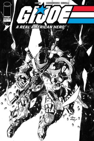 gi joe a real american hero #321 cvr b andy kubert b&w var