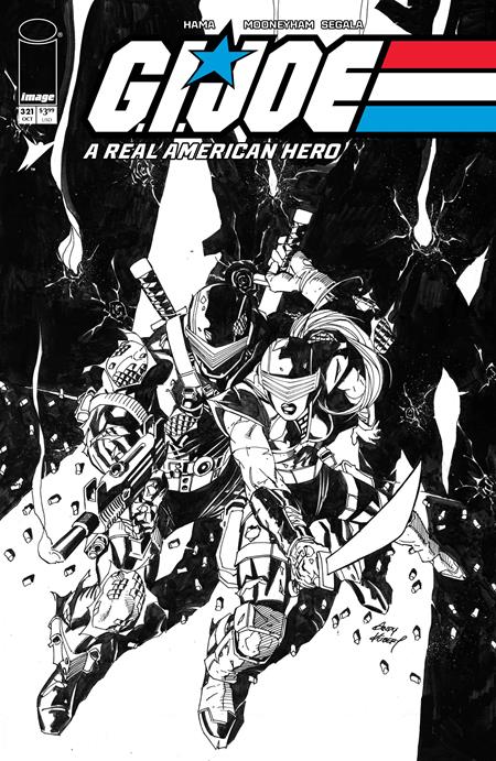 gi joe a real american hero #321 cvr b andy kubert b&w var gi joe a real american hero #321 cvr b andy kubert b&w var