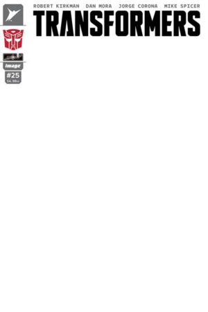 transformers #25 cvr g blank sketch autobot var