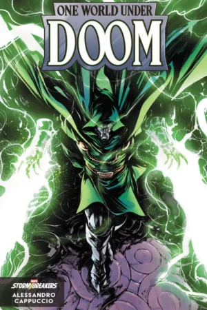 ONE WORLD UNDER DOOM #8 ALESSANDRO CAPPUCCIO STORMBREAKERS NEW CLASS VARIANT
