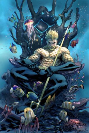 aquaman 8 cvr d tirso card stock var