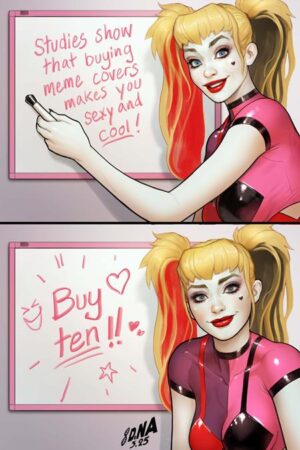 harley quinn 53 cvr b david nakayama card stock var