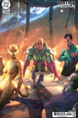 justice league unlimited 8 cvr c tiago da silva card stock var (we are yesterday)