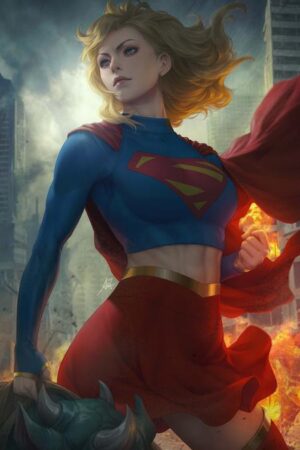 supergirl 4 cvr b stanley artgerm lau card stock var