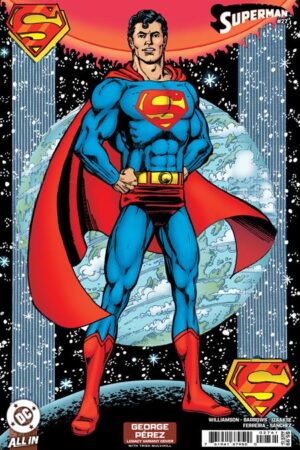 superman 27 cvr f george perez legacy card stock var