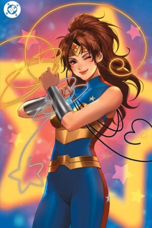 trinity daughter of wonder woman 1 (of 6) cvr e lesley leirix li foil var