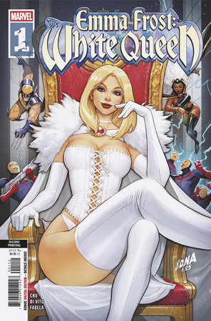 emma frost the white queen 1 david nakayama 2nd printing variant