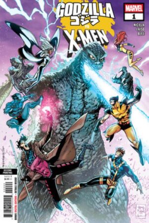 godzilla vs. x men 1 tony daniel 2nd printing variant