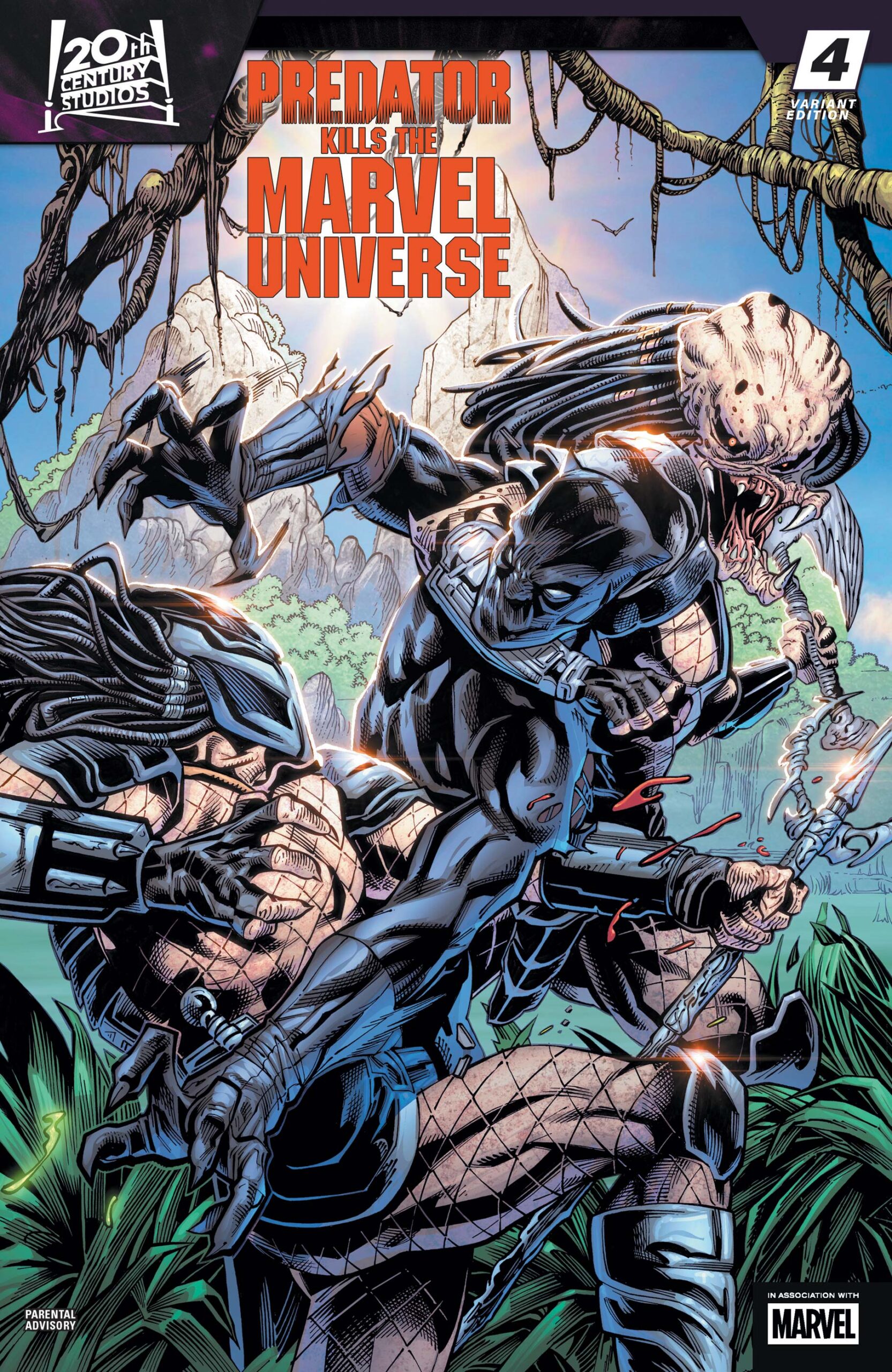 predator kills the marvel universe #4 chris campana variant predator kills the marvel universe #4 chris campana variant