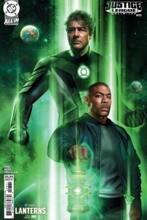 JUSTICE LEAGUE UNLIMITED #23 CVR G DAVE WILKINS LANTERNS CARD STOCK VAR