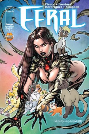 FERAL #26 CVR D TRISH FORSTNER & TIM SEELEY WITCHBLADE TEAM UP VAR