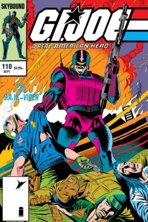 GI JOE A REAL AMERICAN HERO #110 HAMA FILES EDITION CVR C RON GARNEY & BOB MCLEOD FOIL VAR