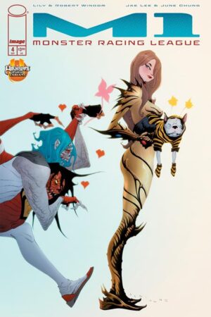 M1 MONSTER RACING LEAGUE #4 CVR B JAE LEE WITCHBLADE TEAM UP VAR