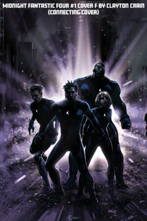MIDNIGHT FANTASTIC FOUR #1 COVER F CLAYTON CRAIN 3-PART CONNECTING VARIANT