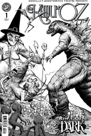 Godzillas Monsterpiece Theatre Presents: The Kaiju of Oz Variant D (Ayala IDW Goes Dark Variant)
