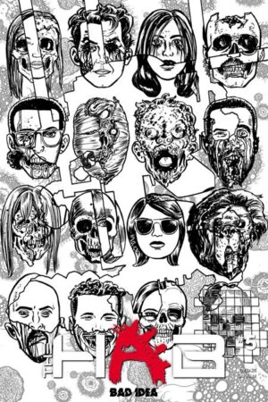 HAB #5 (OF 6) CVR D DAVID LAPHAM BW INFECTED SKULLS VAR