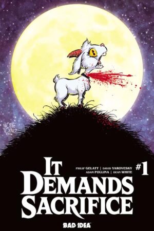 IT DEMANDS SACRIFICE #1 (OF 4) CVR D SKOTTIE YOUNG FOIL VAR