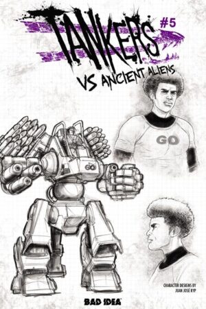 TANKERS VS ANCIENT ALIENS #5 (OF 5) CVR C JUAN JOSE RYP DESIGN VAR