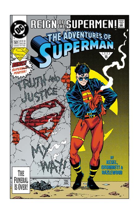 ADVENTURES OF SUPERMAN #501 FACSIMILE EDITION #1 CVR A TOM GRUMMETT