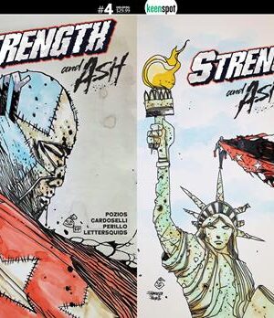 STRENGTH & ASH #4 CVR D STEFANO CARDOSELLI FRANCESCA PERILLO HOLOFOIL FLIP COVER VAR