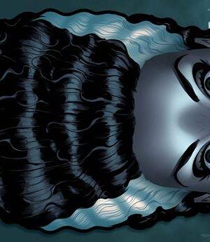 UNIVERSAL MONSTERS THE BRIDE OF FRANKENSTEIN LIVES #1 (OF 4) CVR K RYAN SOOK DIE CUT FOIL HAIRIANT VAR