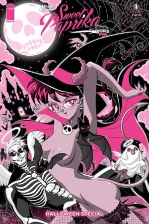 MIRKA ANDOLFOS SWEET PAPRIKA BLACK WHITE & PINK HALLOWEEN SPECIAL #1 (OF 2) CVR C MARCO ALBIERO VAR (MR)