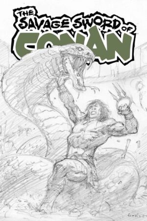 SAVAGE SWORD OF CONAN #15 SDCC EXCLUSIVE ALEX HORLEY CARDSTOCK INKS VAR (MR)