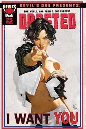 DEVILS DUE PRESENTS DRAFTED #1 (ONE SHOT) CVR B JOEL H HERRERA VAR