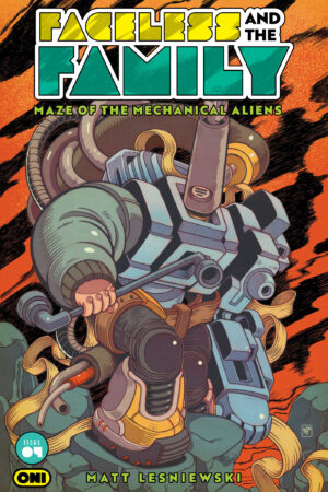 FACELESS AND THE FAMILY MAZE OF THE MECHANICAL ALIENS #4 CVR B BILLY FOWLER VAR