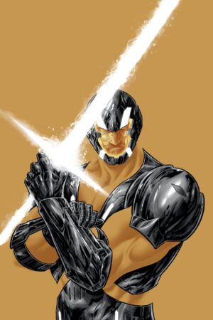 X-O Manowar: Black, White & Gold #1 Variant C (Fajardo Full Art)