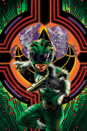 Power Rangers Green #3 D Foil Variant (Full Art, Foil, Harris)