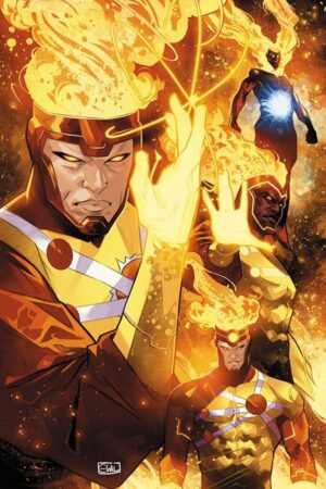 FURY OF FIRESTORM #8 (OF 9) CVR B EDWIN GALMON CARD STOCK VAR