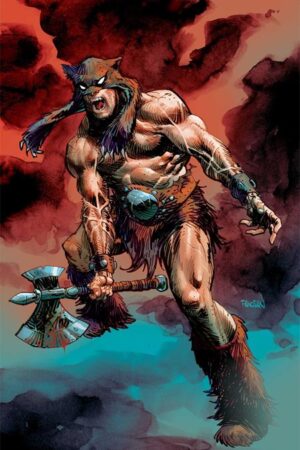 FIRE AND ICE DARKWOLF #5 CVR F DAN PANOSIAN METAL PREMIUM VAR