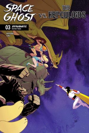 SPACE GHOST VS THE HERCULOIDS #3 CVR B DREW MOSS VAR