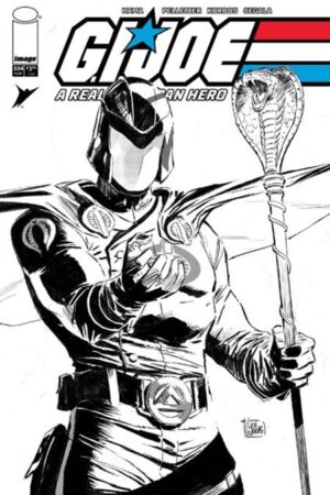 GI JOE A REAL AMERICAN HERO #334 CVR B LEE WEEKS B&W VAR