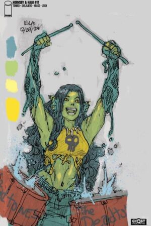 HORNSBY & HALO #17 CVR C FRANCIS MANAPUL DESIGN SKETCH VAR