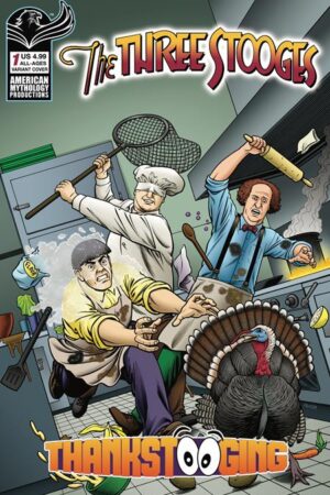 THREE STOOGES THANKSTOOGING #1 (ONE SHOT) CVR B FRAIM BROTHERS VAR