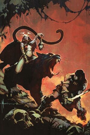 SAVAGE SWORD OF CONAN #17 CVR D NICK MARINKOVICH VIRGIN CARDSTOCK VAR (MR)