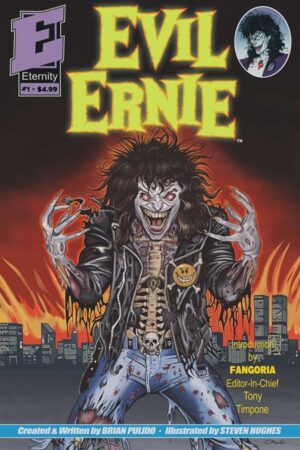 EVIL ERNIE #1 30TH ANNIVERSARY FACSIMILE EDITION CVR C ERIC MACHE GLOW IN THE DARK VAR