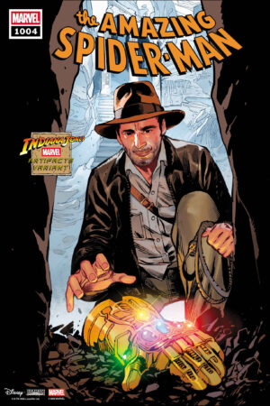 AMAZING SPIDER-MAN #1004 SARA PICHELLI INDIANA JONES MARVEL ARTIFACT VARIANT